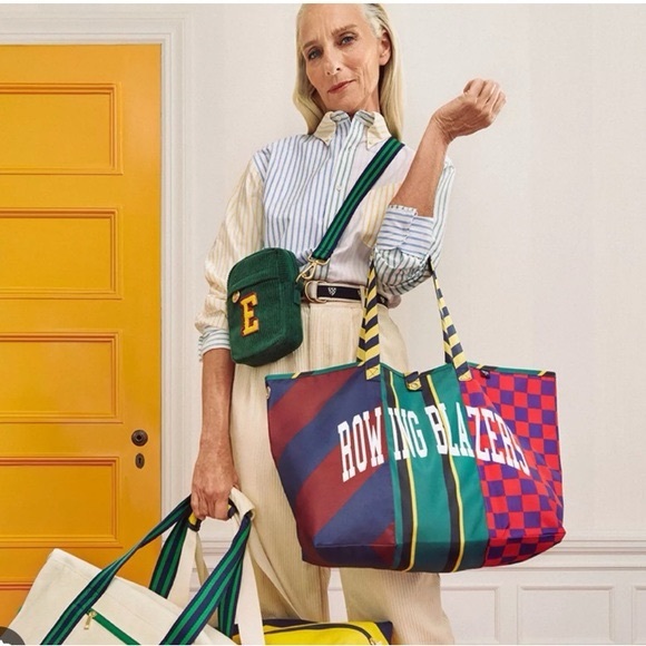 Rugby Stripe Tote Bag - Rowing Blazers - Picture 1 of 3